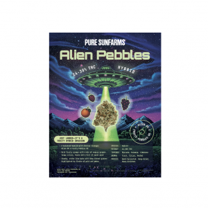 Pure Sunfarms - Alien Pebbles Digital Info Sheet